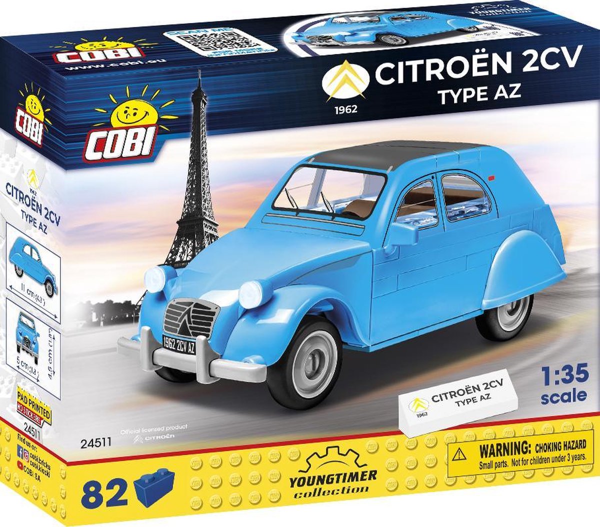 COBI | Youngtimer Collection | Citroen 2CV type AZ (1962) | 24511